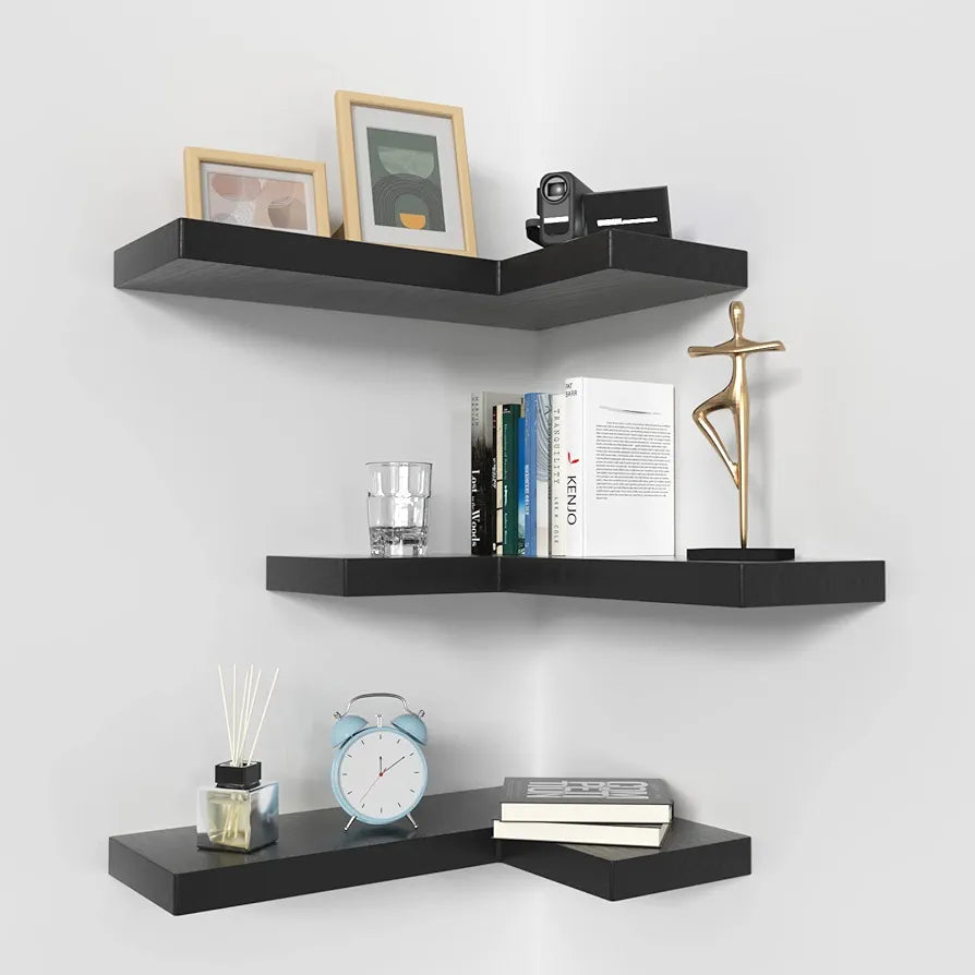 Corner-shelves (lot de 3 Étagères Murales)